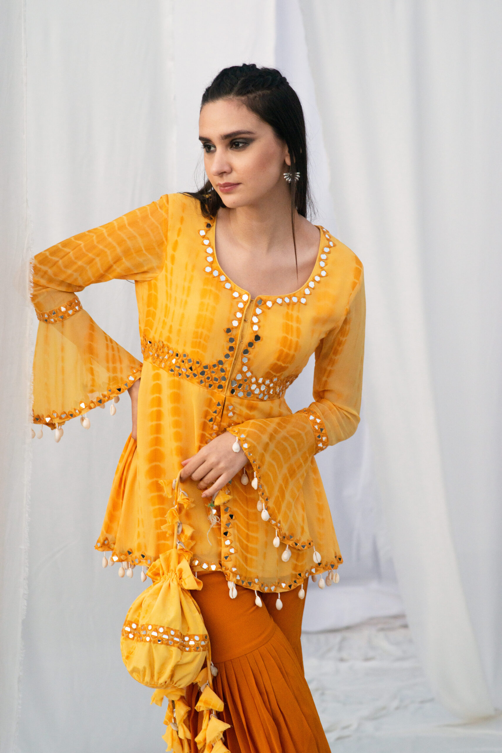 PEPLUM AND GARARA SET - Image 2