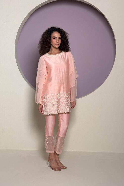 “PURE CHANDERI SILK COORDINATE SETS  “